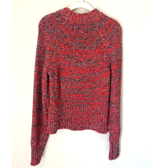 Current/Elliott The Moonshine Sweater Red/Black Speckled Size Small - Picture 2 of 8